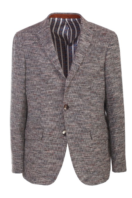 Shop ETRO  Giacca: Etro giacca realizzata in misto lana, è decorata da una fodera interna con stampa stagno.
Esterno: 77% lana, 16% poliammide, 6% cotone, 1% elastan.
Interno: 50% viscosa, 50% cupro.
Maniche: 100% viscosa.
Vestibilità regular.
Chiusura monopetto.
Tasca a filetto sul petto.
Tasche frontali a pattina.
Tasche interne.
Spacchi posteriori.
Made in Italy.. 11807 0014-0800
